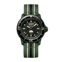 ساعت-مچی-سواچ-بلان-پین-مدل-green-abyss-so35g100