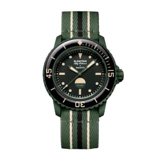 ساعت-مچی-سواچ-بلان-پین-مدل-green-abyss-so35g100